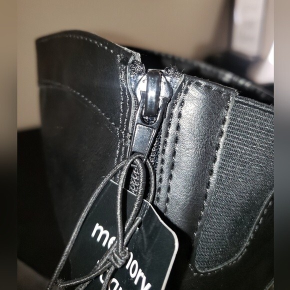 ARIZONA Black faux leather boots - Picture 7 of 8